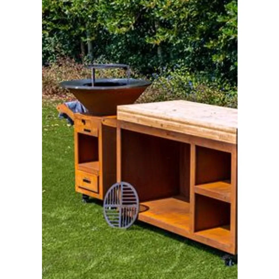 Virto Puro VP-BG2-A Houtgestookte Barbecue Cortenstaal 100x100