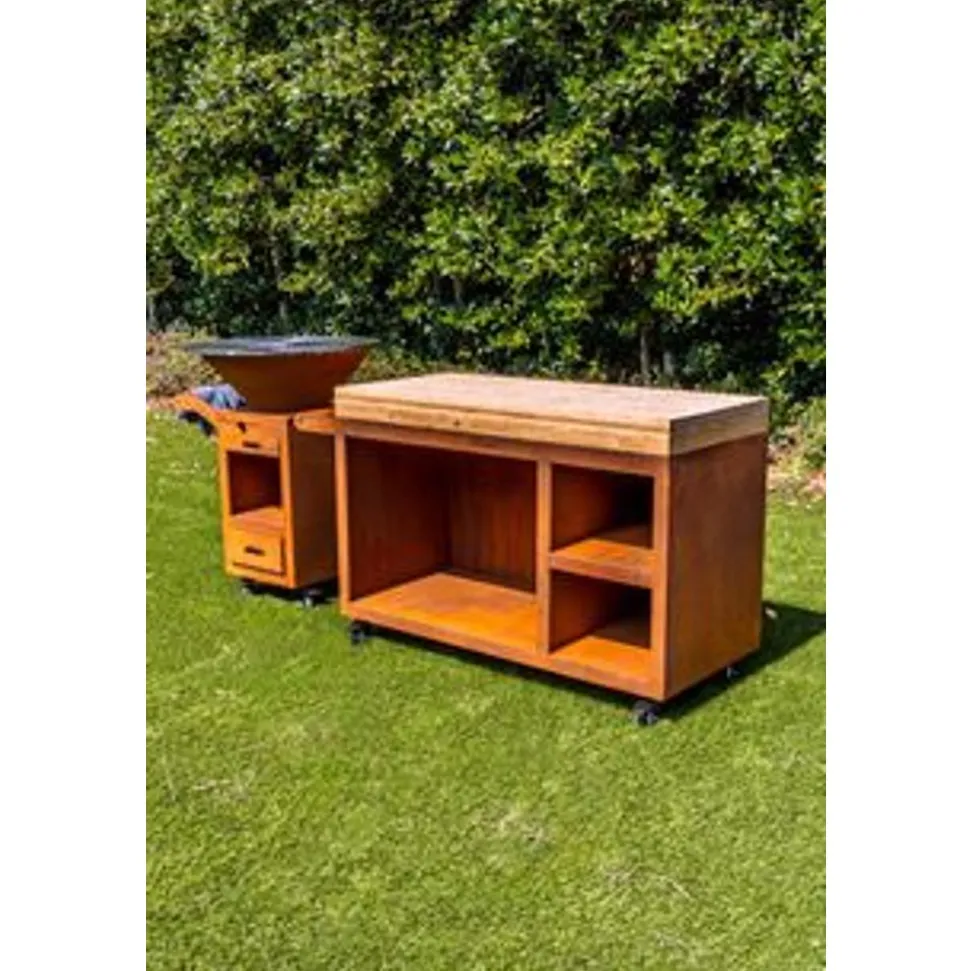 Virto Puro VP-BG2-A Houtgestookte Barbecue Cortenstaal 100x100