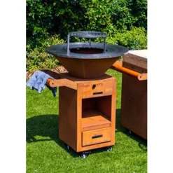 Virto Puro VP-BG2-A Houtgestookte Barbecue Cortenstaal 100x100