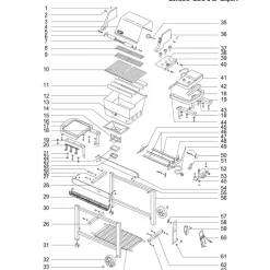 Weber Dekselthermometer Houtskoolbarbecues tot 2010