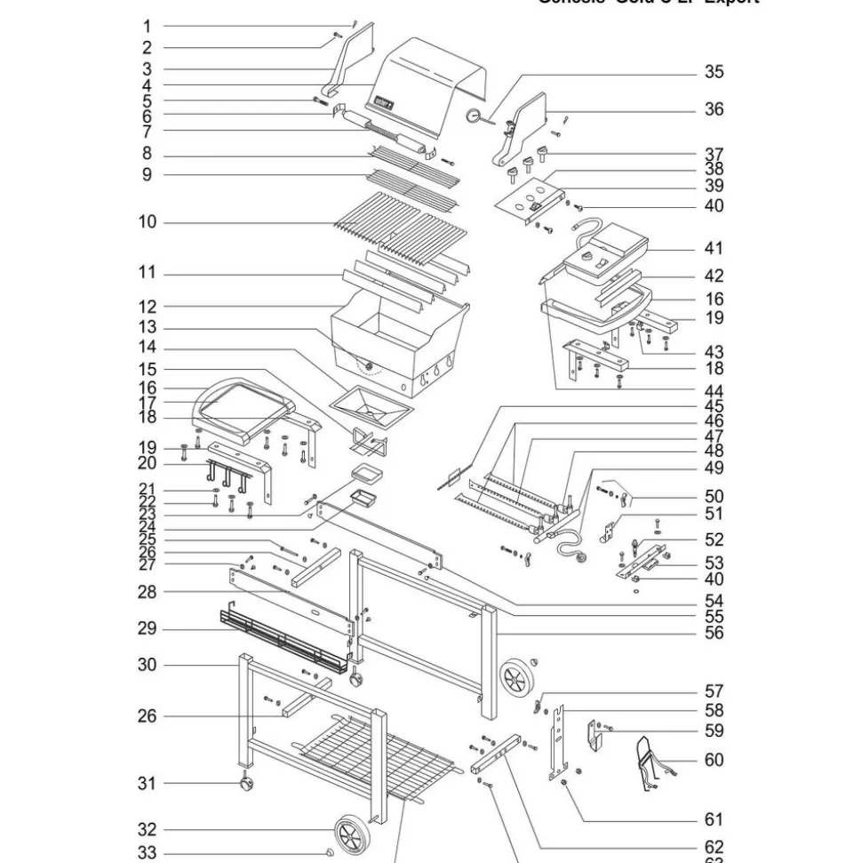 Weber Dekselthermometer Houtskoolbarbecues tot 2010