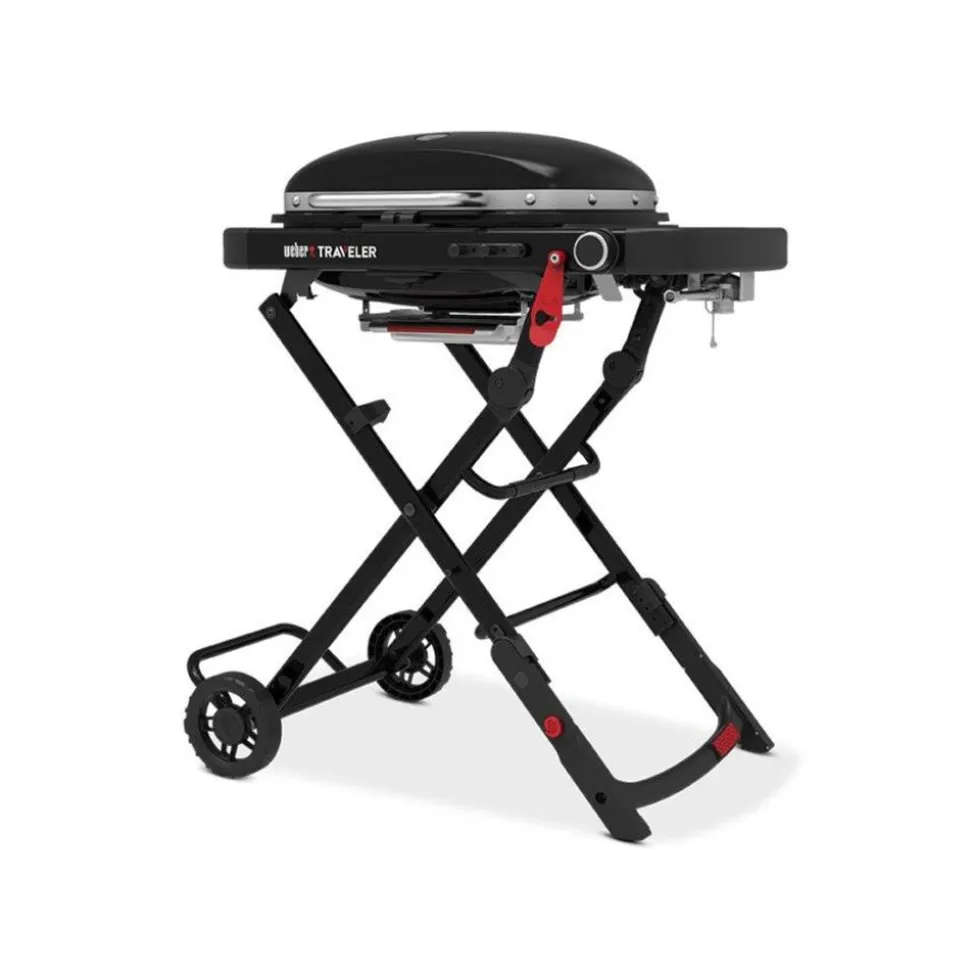 Weber Traveler Compact gasbarbecue Zwart