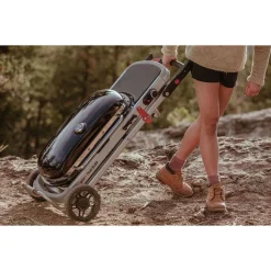 Weber Traveler-gasbarbecue Stealth-editie