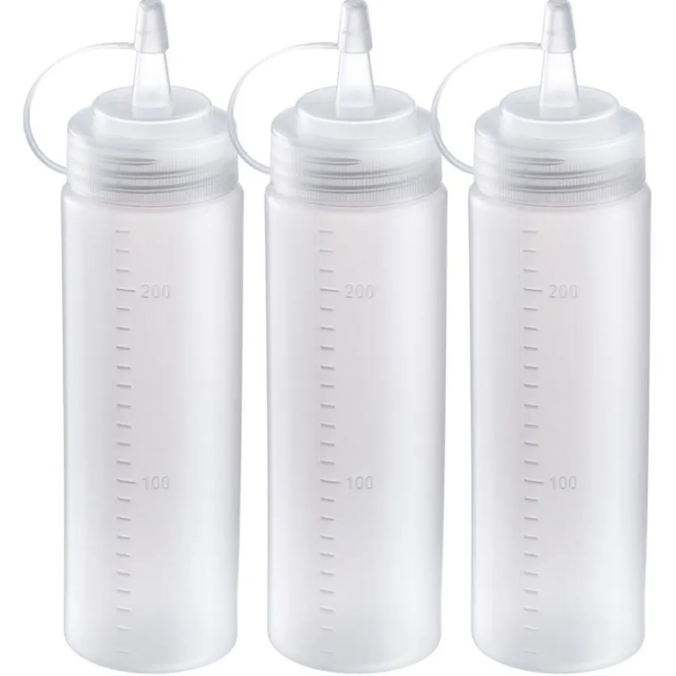 Westmark 3 Knijpflessen, 240 ml