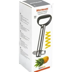 Westmark Ananassnijder uit rvs en kunststof zwart 8.5x10.5x24.5cm