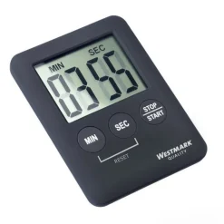 Westmark Digitale kookwekker met magneet zwart 7x5.3x0.8cm