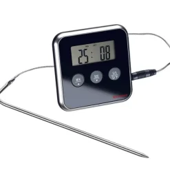 Westmark Digitale vleesthermometer met magneet zwart 8x8x1.5cm