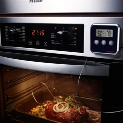 Westmark Digitale vleesthermometer met magneet zwart 8x8x1.5cm