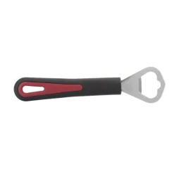 Westmark Gallant flesopener uit rvs en kunststof zwart en rood 17x4x2cm