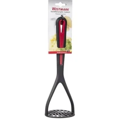 Westmark Gallant pureestamper uit kunststof zwart en rood 27.5x8.5x8.5cm