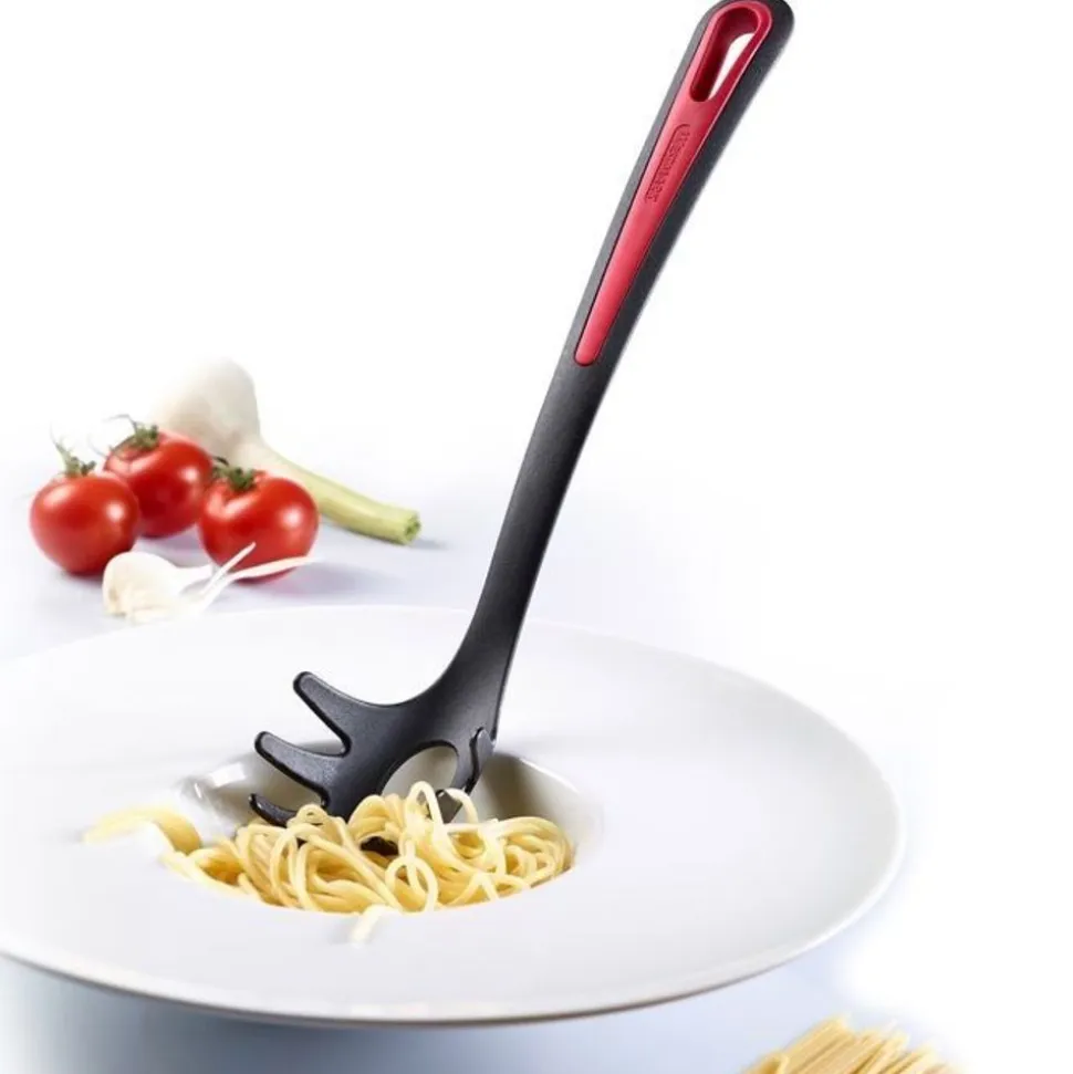 Westmark Gallant spaghettilepel uit kunststof zwart en rood 30.5cm