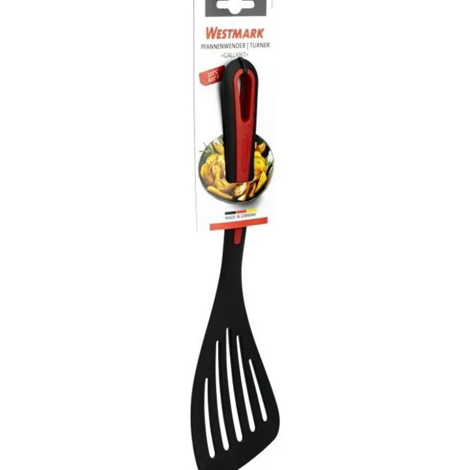 Westmark Gallant spatel uit kunststof zwart en rood 30cm