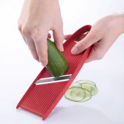 Westmark Hobelix mandoline met tweezijdig mes rood 23x7.4x1.1cm