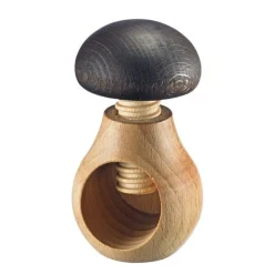 Westmark Holzi notenkraker uit hout paddenstoel 6.2x5.8x9.5cm