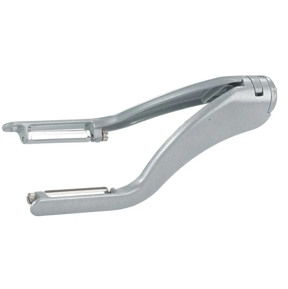 Westmark Peel-Star dubbele dunschiller uit aluminium en rvs