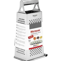 Westmark Quattro vierzijdige rasp met afsluitklep uit rvs 11.5x8.2x26.4cm