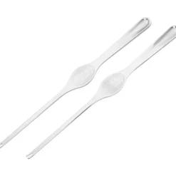 Westmark Set van 2 kreeftenhaken uit rvs 18.5x1.7x0.4cm