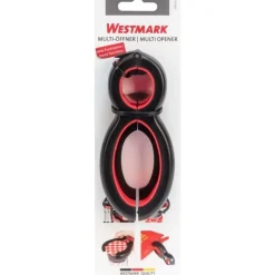 Westmark Universele blik-, fles- en dekselopener uit kunststof 14x6x2.5cm