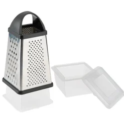 Westmark vierzijdige rasp met opvangbakje uit kunststof en rvs