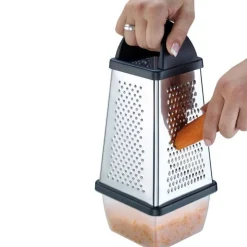 Westmark vierzijdige rasp met opvangbakje uit kunststof en rvs