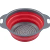Westmark Vouwbaar vergiet uit silicone rood en grijs Ø 22cm