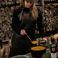 Witloft Schort Buffelleer Cognac