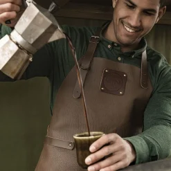 Witloft Schort Buffelleer Cognac