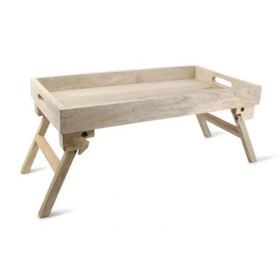 Wood & Food Grand Dienblad 55x30xH10cm op voet mango