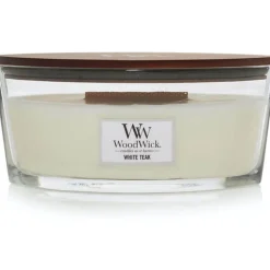 Woodwick Geurkaars Ellipse White Teak