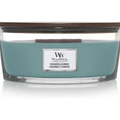 Woodwick Geurkaars Ellipse Evergreen Cashmere