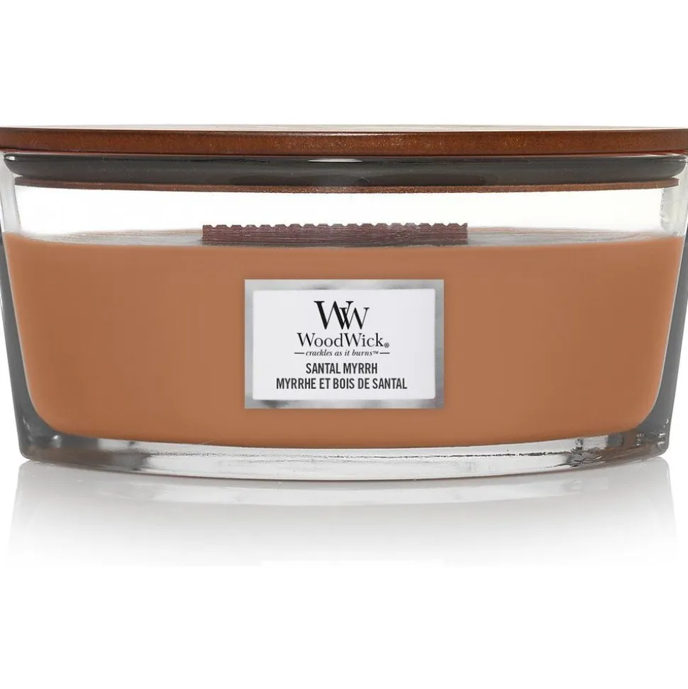 Woodwick Geurkaars Ellipse Santal Myrrh