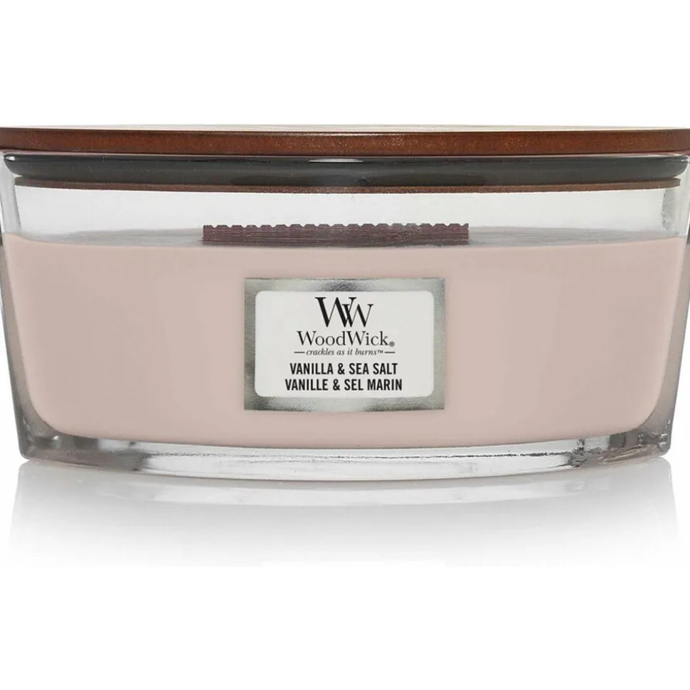 Woodwick Geurkaars Ellipse Vanilla & Sea Salt