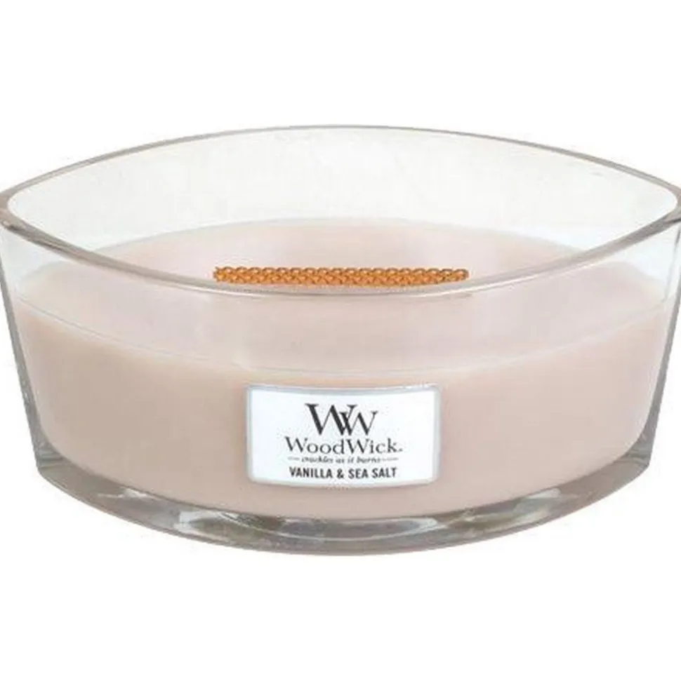 Woodwick Geurkaars Ellipse Vanilla & Sea Salt
