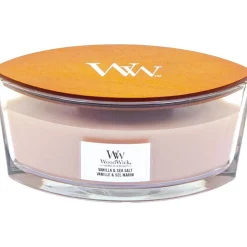 Woodwick Geurkaars Ellipse Vanilla & Sea Salt