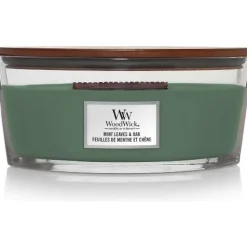 Woodwick Geurkaars Ellipse Mint Leaves & Oak