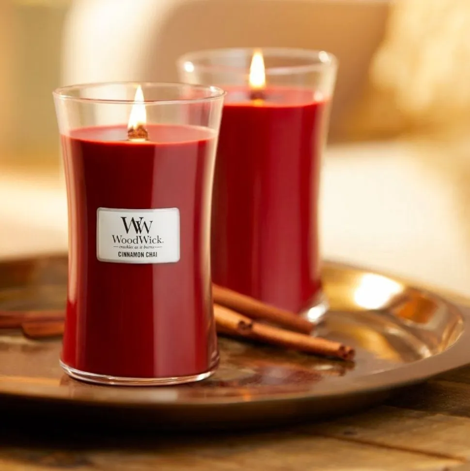 Woodwick Geurkaars Ellipse Cinnamon Chai