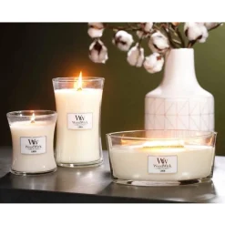 Woodwick Geurkaars Large Linen