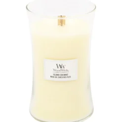 Woodwick Geurkaars Large Island Coconut