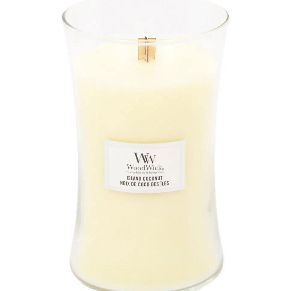 Woodwick Geurkaars Large Island Coconut