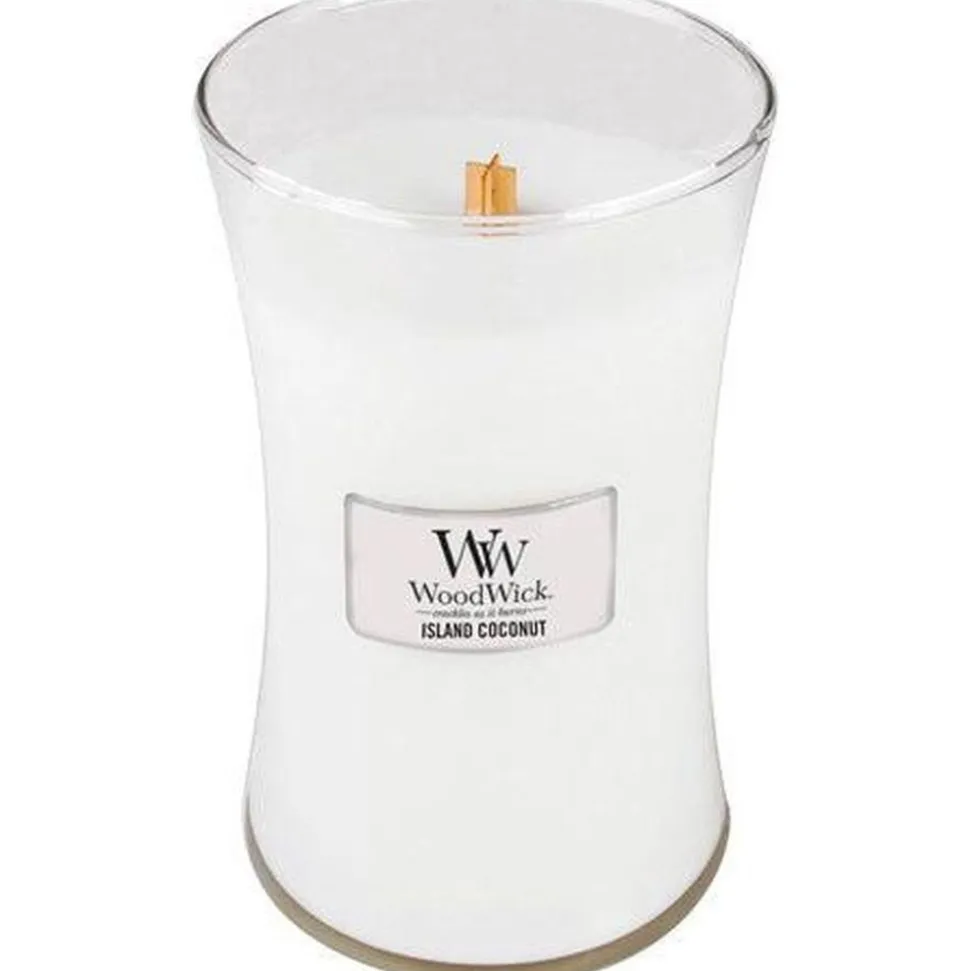Woodwick Geurkaars Large Island Coconut