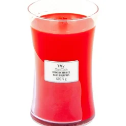 Woodwick Geurkaars Large Crimson Berries