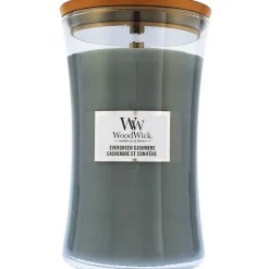 Woodwick Geurkaars Large Evergreen Cashmere