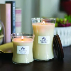 Woodwick Geurkaars Large Vanilla Bean