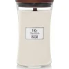 Woodwick Geurkaars Large White Teak