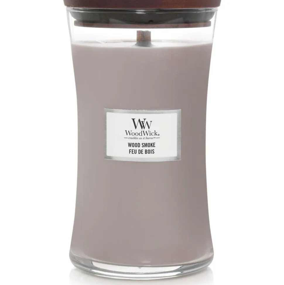 Woodwick Geurkaars Large Wood Smoke