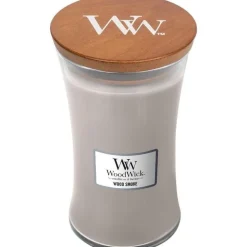 Woodwick Geurkaars Large Wood Smoke