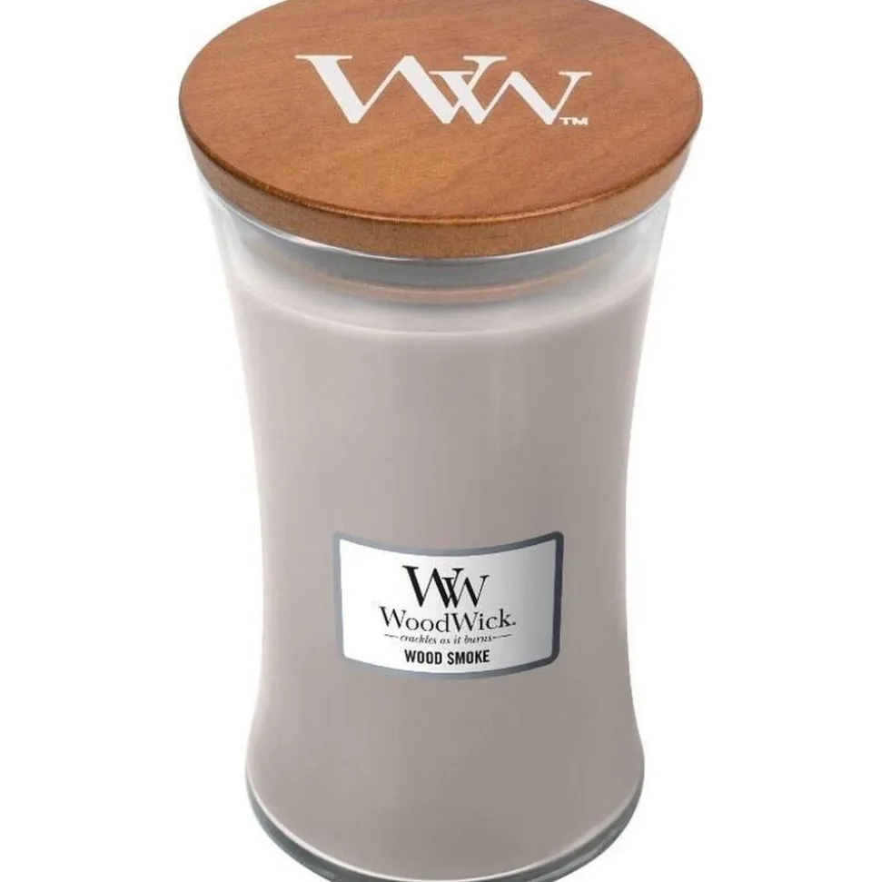 Woodwick Geurkaars Large Wood Smoke