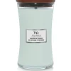 Woodwick Geurkaars Large Sagewood & Seagrass