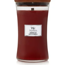 Woodwick Geurkaars Large Cinnamon Chai