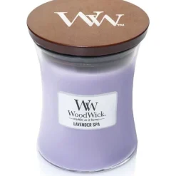Woodwick Geurkaars Medium Lavender Spa
